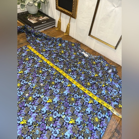 ❣️STACY LONDON – Floral Blouse – Size 1X (no tag, refer to measurements) - Picture 7 of 8